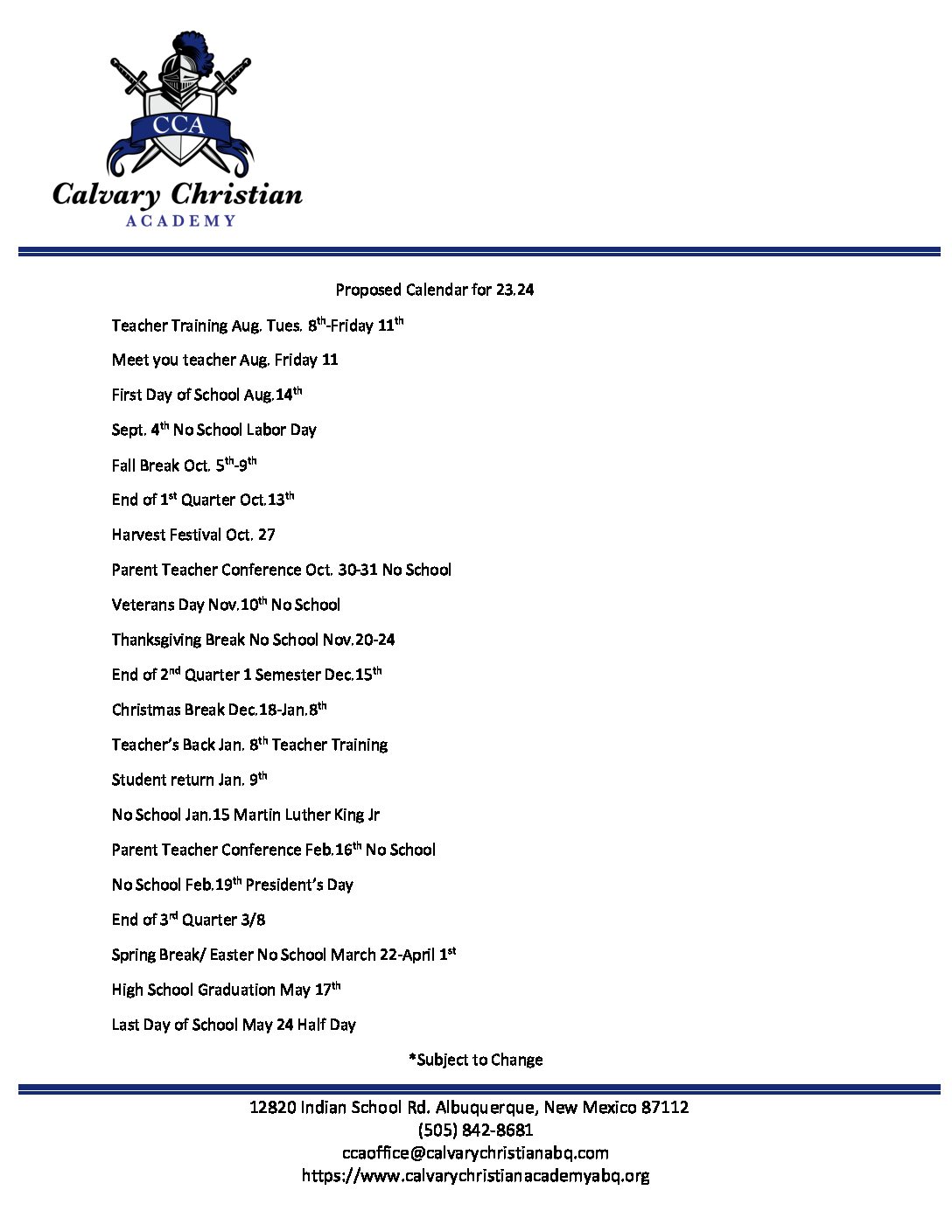 calendar-calvary-christian-academy-albuquerque-private-school